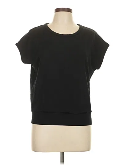 Pre-owned Athleta Short Sleeve T-shirt In Black