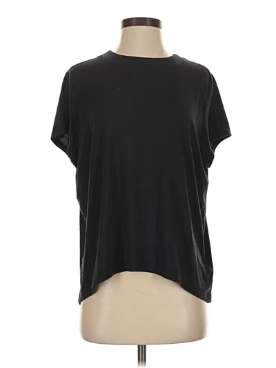 Pre-owned Athleta Short Sleeve T-shirt In Black