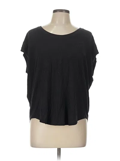 Pre-owned Athleta Short Sleeve T-shirt In Black