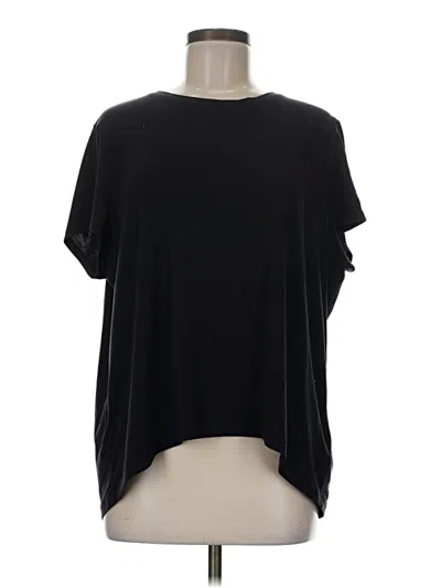 Pre-owned Athleta Short Sleeve T-shirt In Black