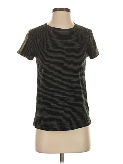 Pre-owned Athleta Short Sleeve T-shirt In Black