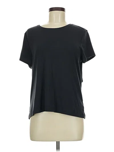 Pre-owned Athleta Short Sleeve T-shirt In Black