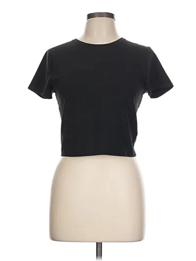 Pre-owned Athleta Short Sleeve T-shirt In Black