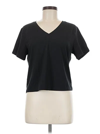 Pre-owned Athleta Short Sleeve T-shirt In Black