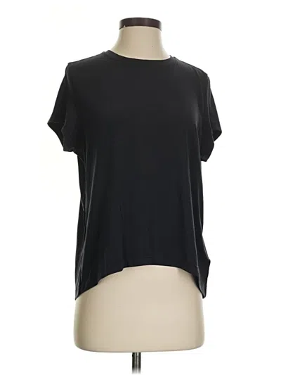 Pre-owned Athleta Short Sleeve T-shirt In Black
