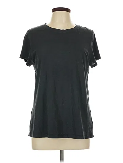 Pre-owned Athleta Short Sleeve T-shirt In Black