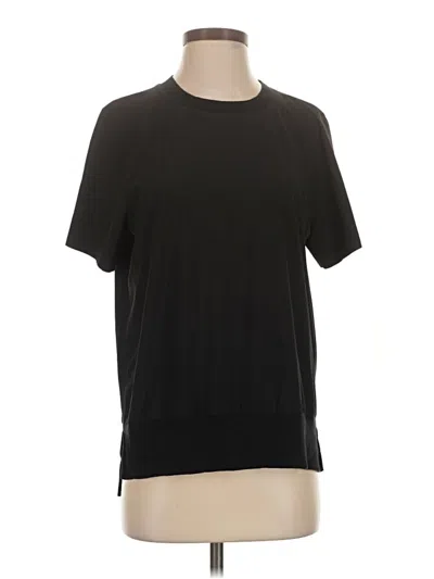 Pre-owned Athleta Short Sleeve T-shirt In Black