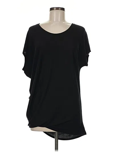 Pre-owned Athleta Short Sleeve T-shirt In Black