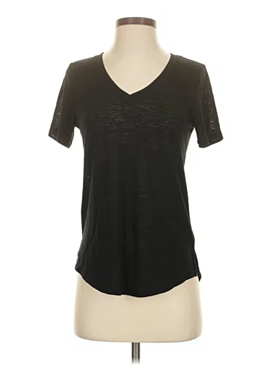 Pre-owned Athleta Short Sleeve T-shirt In Black