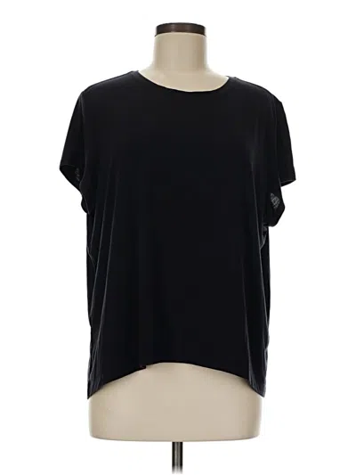 Pre-owned Athleta Short Sleeve T-shirt In Black