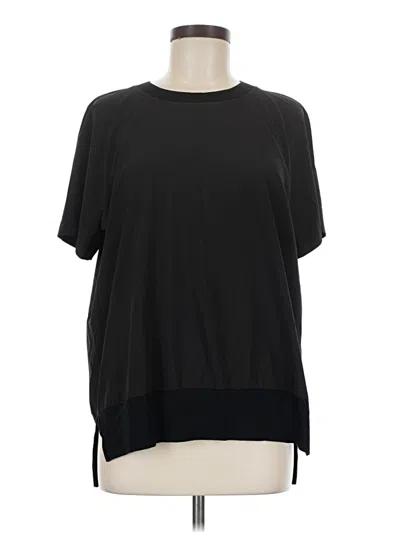 Pre-owned Athleta Short Sleeve T-shirt In Black