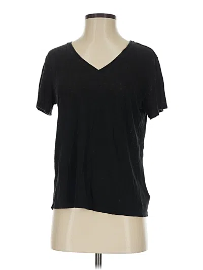 Pre-owned Athleta Short Sleeve T-shirt In Black