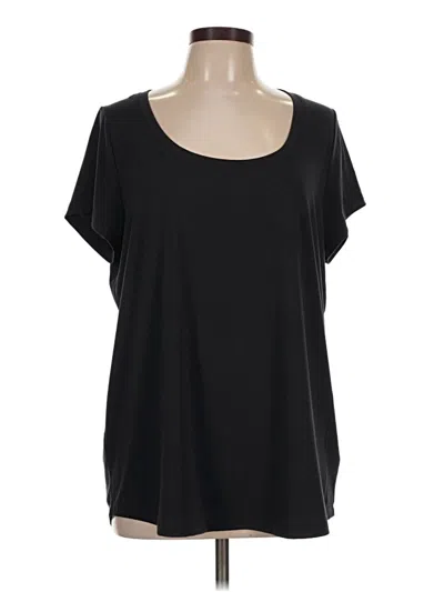 Pre-owned Athleta Short Sleeve T-shirt In Black