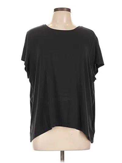 Pre-owned Athleta Short Sleeve T-shirt In Black