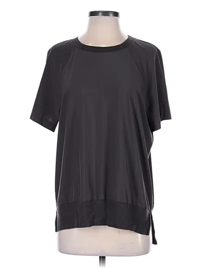 Pre-owned Athleta Short Sleeve T-shirt In Black