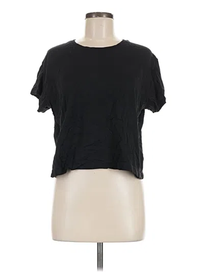 Pre-owned Athleta Short Sleeve T-shirt In Black