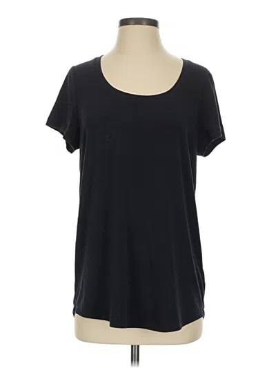 Pre-owned Athleta Short Sleeve T-shirt In Black