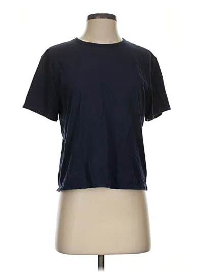 Pre-owned Athleta Short Sleeve T-shirt In Black