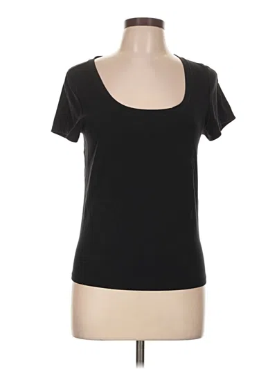 Pre-owned Athleta Short Sleeve T-shirt In Black