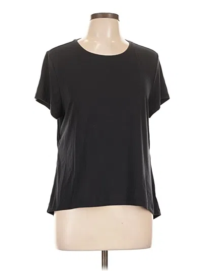 Pre-owned Athleta Short Sleeve T-shirt In Black