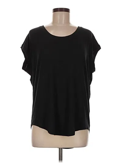 Pre-owned Athleta Short Sleeve T-shirt In Black