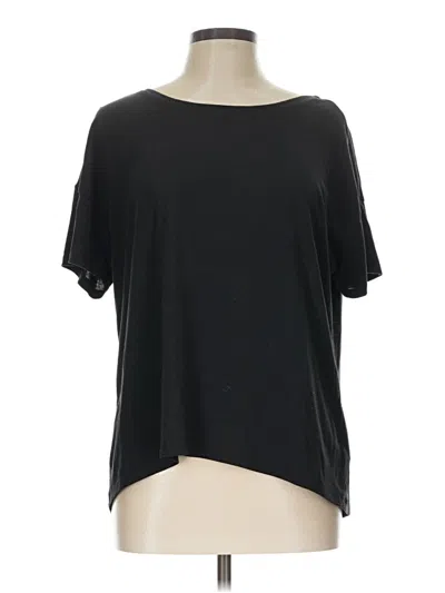 Pre-owned Athleta Short Sleeve T-shirt In Black