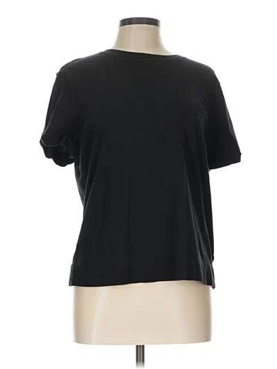 Pre-owned Athleta Short Sleeve T-shirt In Black