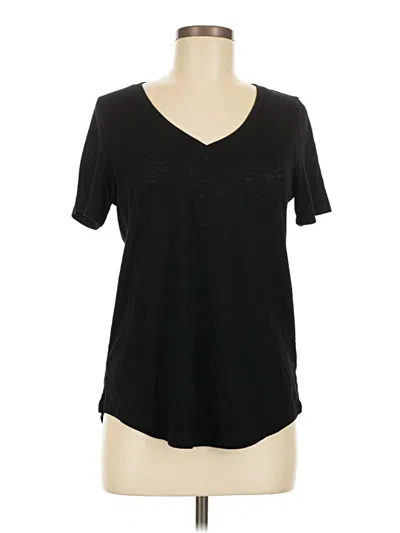 Pre-owned Athleta Short Sleeve T-shirt In Black