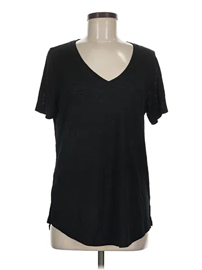 Pre-owned Athleta Short Sleeve T-shirt In Black