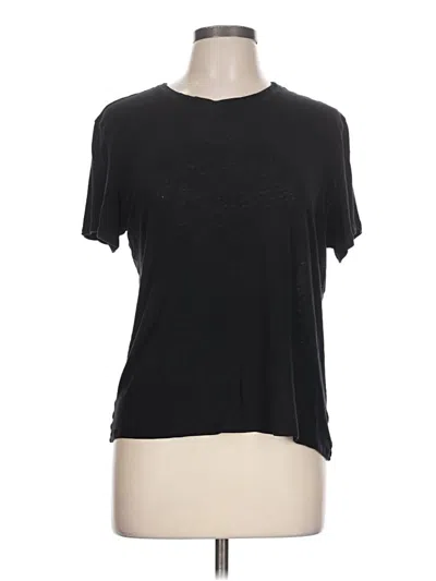 Pre-owned Athleta Short Sleeve T-shirt In Black