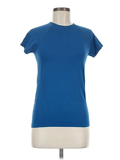 Pre-owned Athleta Short Sleeve T-shirt In Blue
