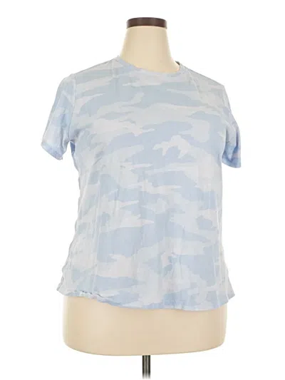 Pre-owned Athleta Short Sleeve T-shirt In Blue