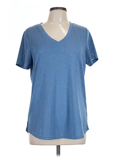Pre-owned Athleta Short Sleeve T-shirt In Blue