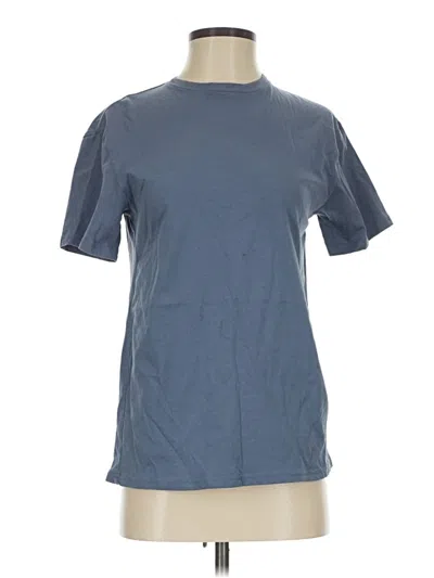 Pre-owned Athleta Short Sleeve T-shirt In Blue