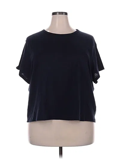 Pre-owned Athleta Short Sleeve T-shirt In Blue