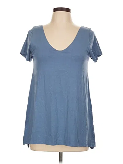 Pre-owned Athleta Short Sleeve T-shirt In Blue