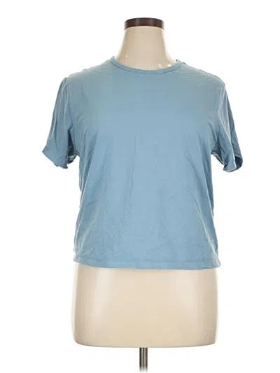 Pre-owned Athleta Short Sleeve T-shirt In Blue