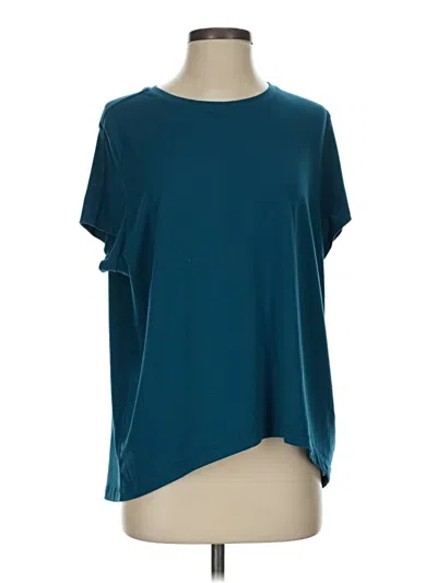 Pre-owned Athleta Short Sleeve T-shirt In Blue