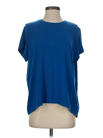 Pre-owned Athleta Short Sleeve T-shirt In Blue