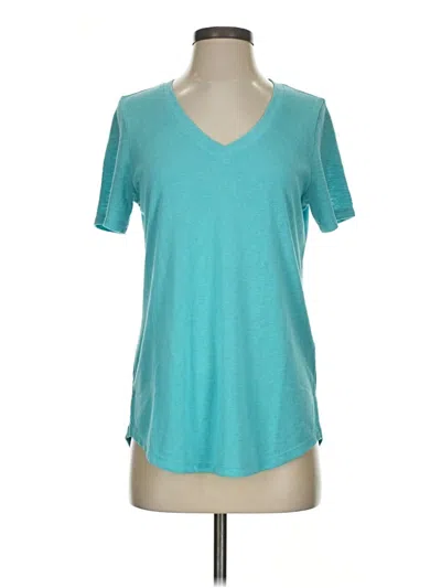 Pre-owned Athleta Short Sleeve T-shirt In Blue