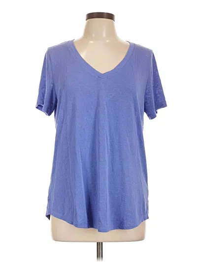 Pre-owned Athleta Short Sleeve T-shirt In Blue