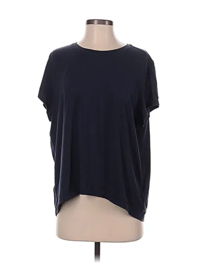 Pre-owned Athleta Short Sleeve T-shirt In Blue