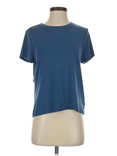 Pre-owned Athleta Short Sleeve T-shirt In Blue