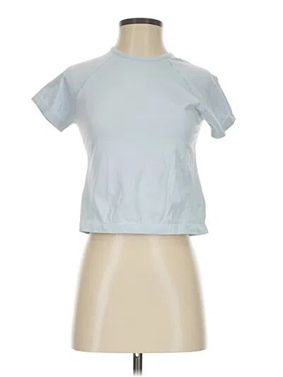 Pre-owned Athleta Short Sleeve T-shirt In Blue