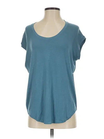 Pre-owned Athleta Short Sleeve T-shirt In Blue