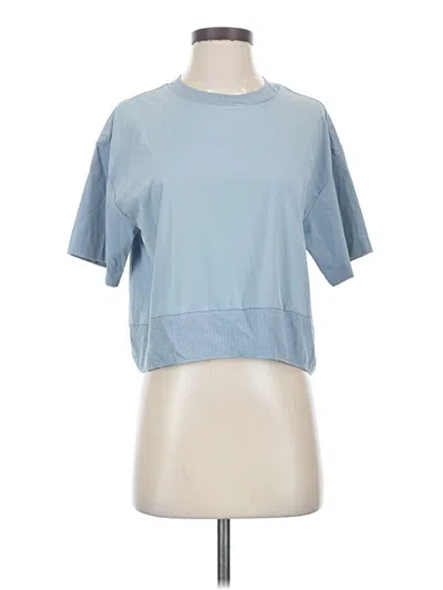 Pre-owned Athleta Short Sleeve T-shirt In Blue