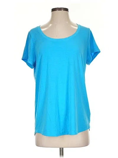 Pre-owned Athleta Short Sleeve T-shirt In Blue