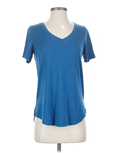 Pre-owned Athleta Short Sleeve T-shirt In Blue