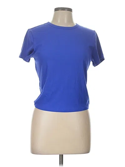 Pre-owned Athleta Short Sleeve T-shirt In Blue