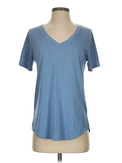 Pre-owned Athleta Short Sleeve T-shirt In Blue
